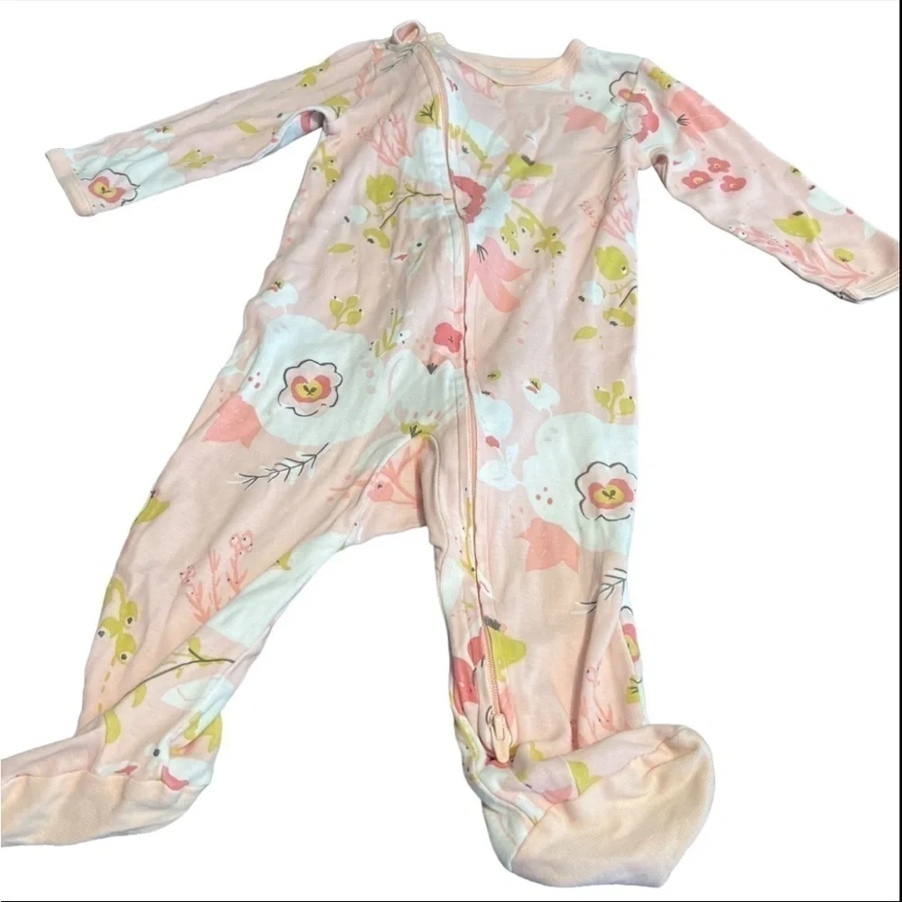 Carters little planet organic Flower footie sleeper 6 months